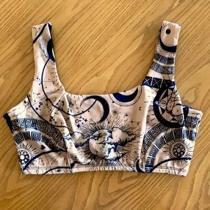 ASOS Astrology Bra Bikini Top, US 34 G/H